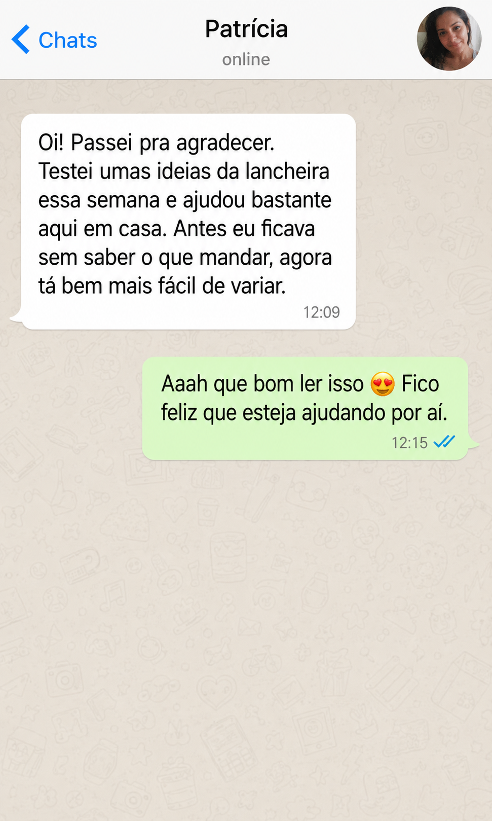 Depoimento 1 de cliente do Lanchinho Campeão